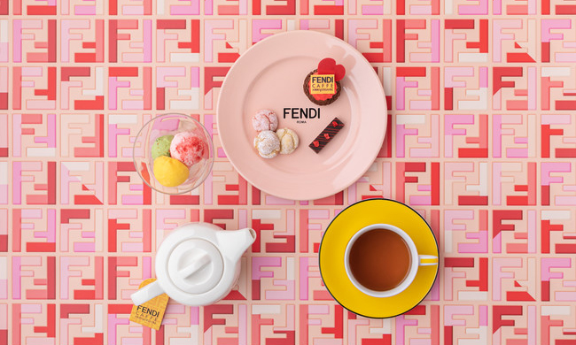 清新草莓季，FENDI x Aniversel Cafe 合作咖啡馆推出情人节限量菜单