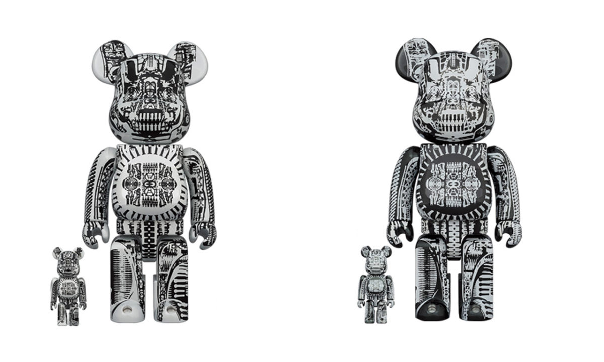 MEDICOM TOY 携艺术家 H.R. Giger 打造联乘 BE@RBRICK 玩偶套装