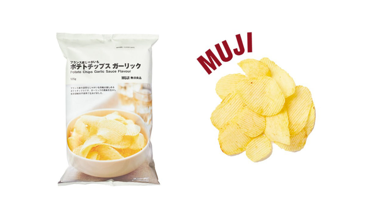 大受欢迎，MUJI 于日本先行推出蒜味薯片