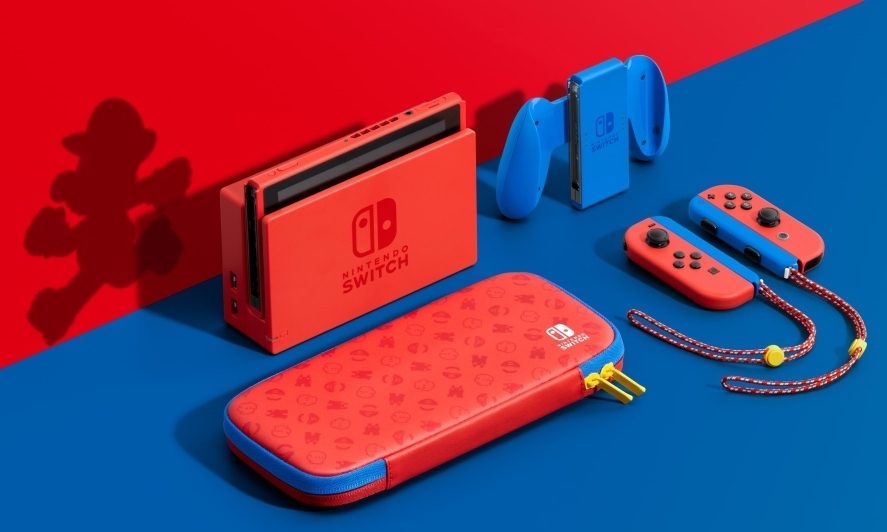 任天堂全新推出马力欧主题的 Switch 限定主机组合