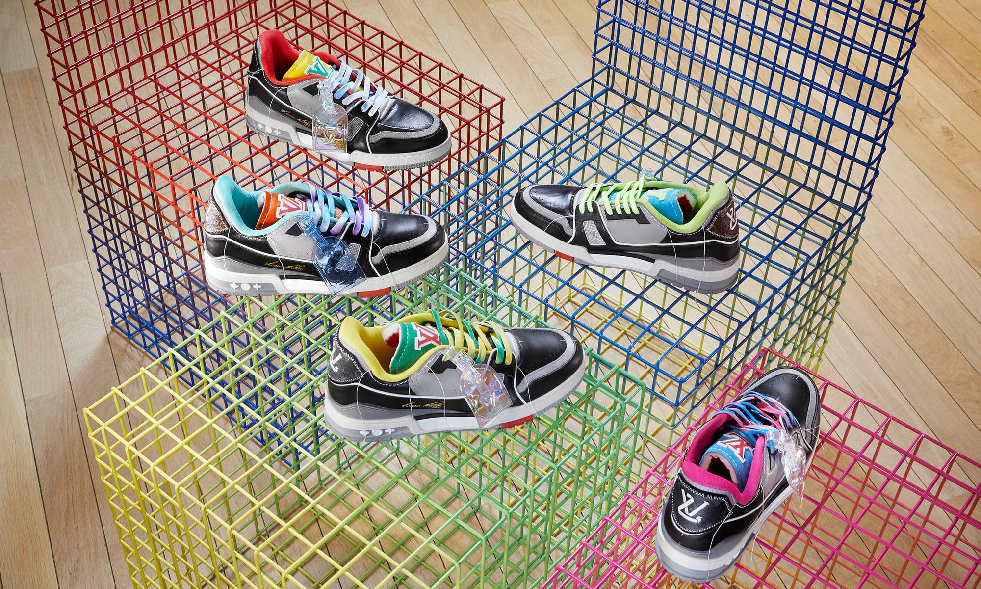 LOUIS VUITTON 发布 2021 春夏系列鞋款「Trainer Upcycling」