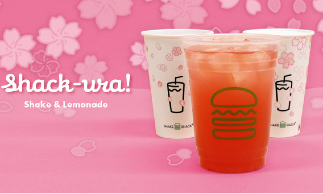 春日限定,Shake Shack 推出樱花主题饮品