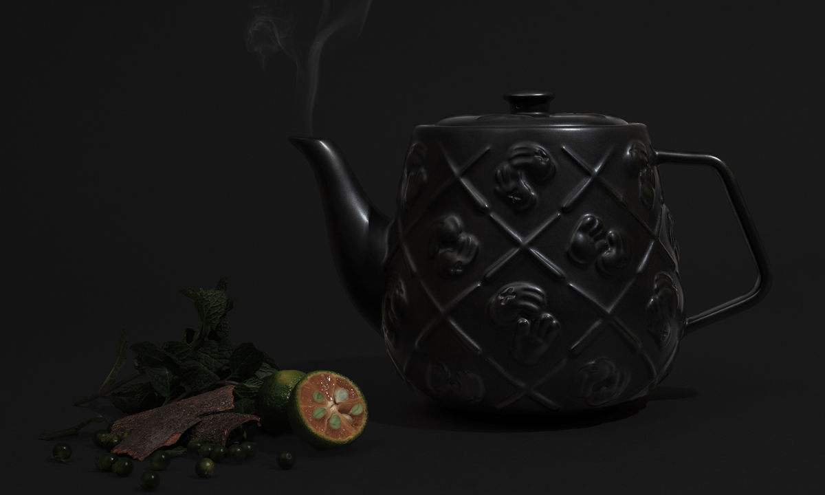 KAWS Teapot 黑魂来袭