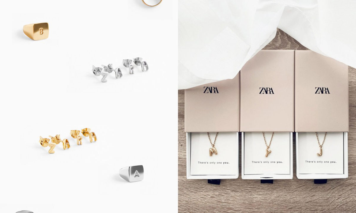 平价高质的设计，ZARA 上架新款字母款式配饰系列