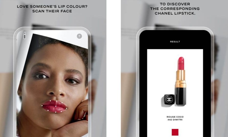 CHANEL 的 Lipscanner app 能靠 AI 来帮你识别口红