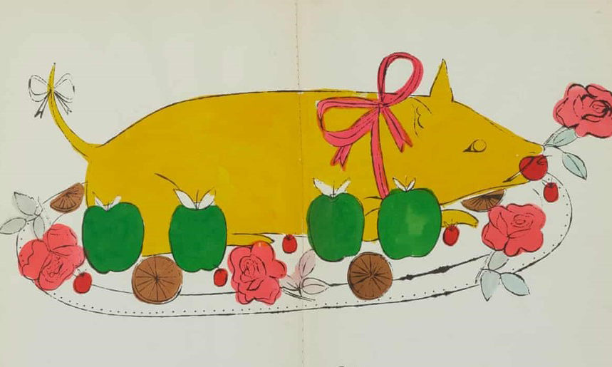 Andy Warhol 罕见食谱画作展开拍卖