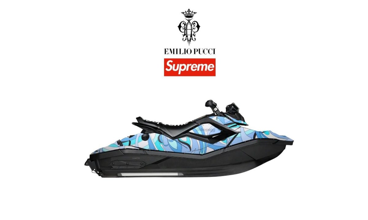 Supreme x Emilio Pucci 将推出联名摩托艇