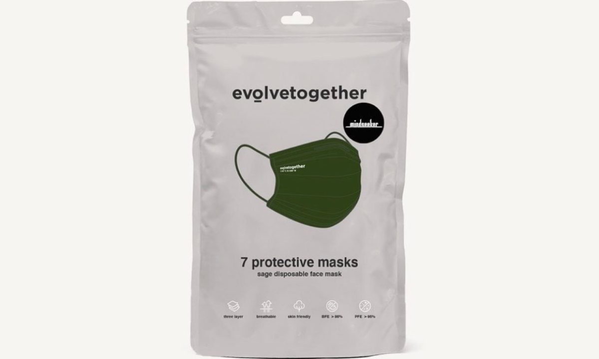 mindseeker x evolvetogether 推出联名防护口罩
