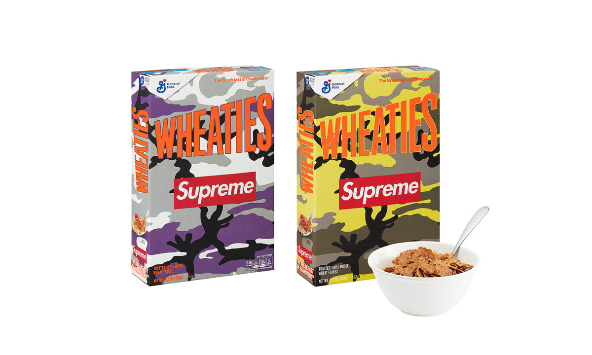 Supreme x Wheaties 麦片将在本周发售