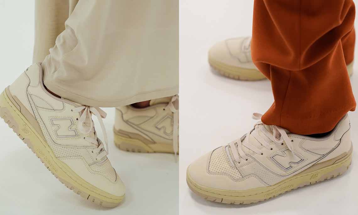 大热配色预警，AURALEE x New Balance 550 联名鞋款曝光