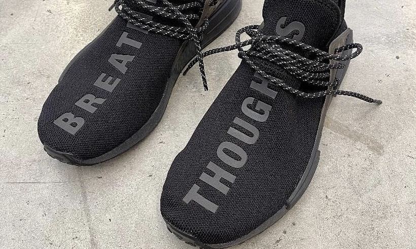 Pharrell Williams x adidas NMD Hu 「Triple Black Reflective」即将发售