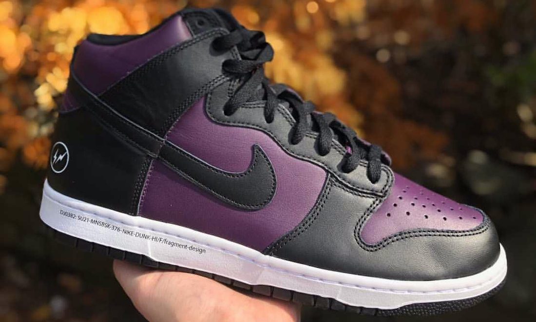 fragment design x Nike Dunk High「Beijing」细节近赏