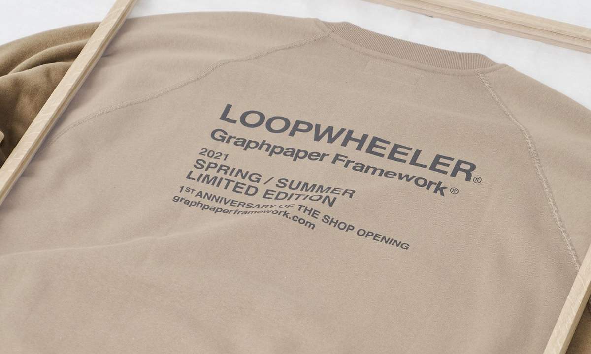 Graphpaper x LOOPWHEELER 全新合作登场