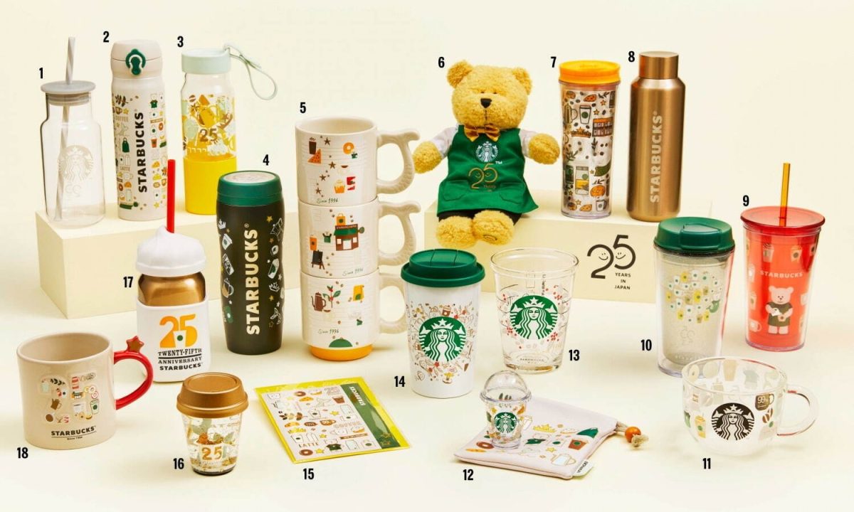 星巴克登陆日本 25  周年，推出特殊限定商品