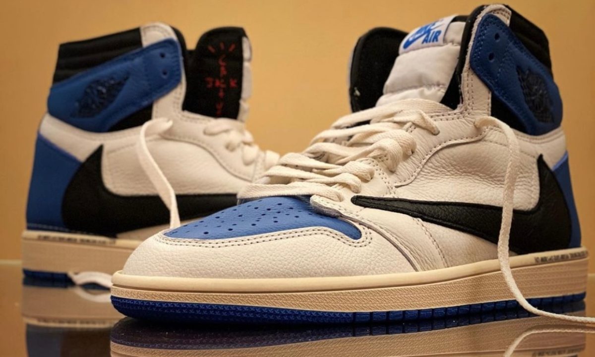 Travis Scott x fragment design x Air Jordan I 全貌近赏