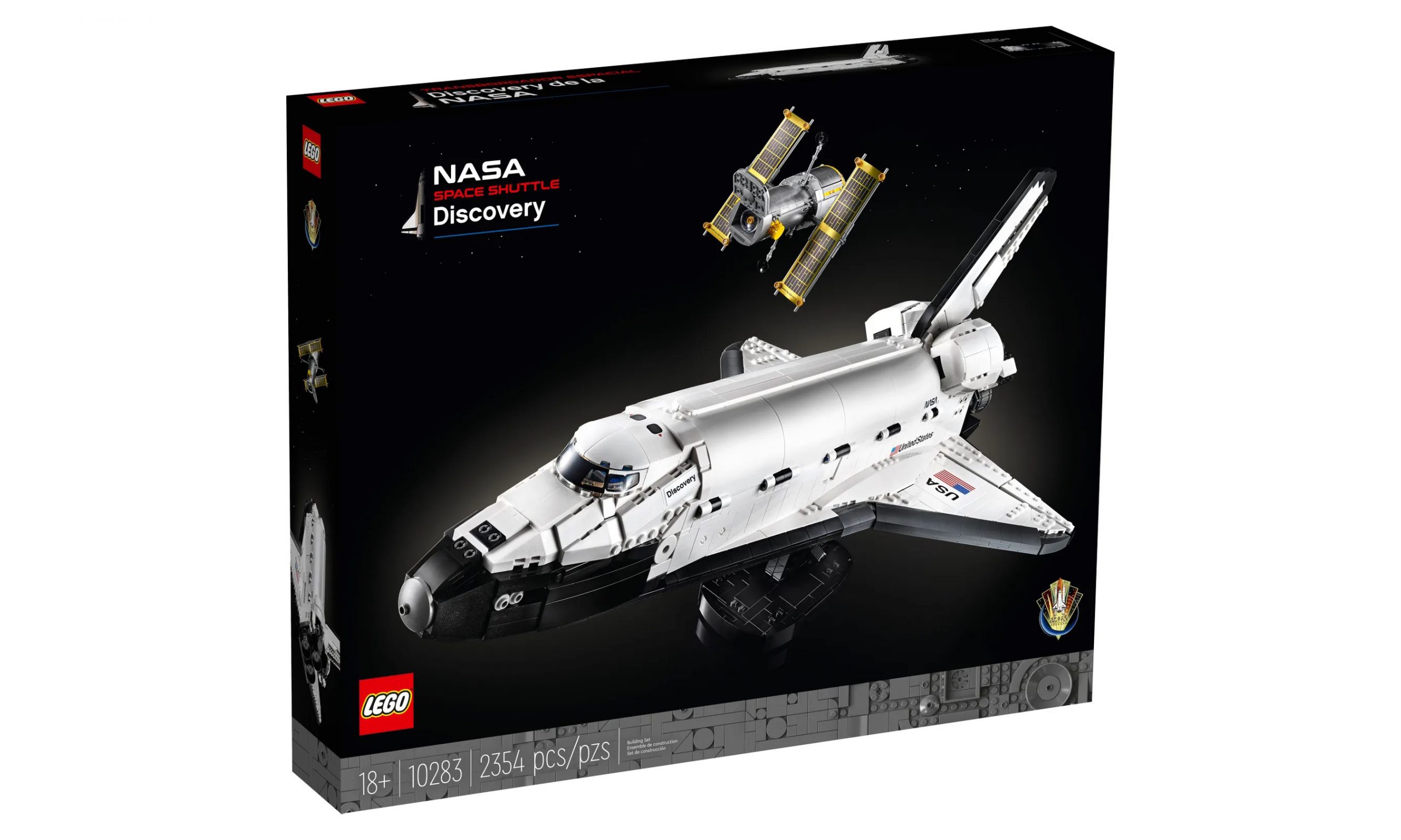 LEGO 推出 10283 NASA 发现号太空飞船盒组
