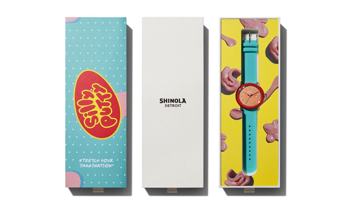 缤纷糖果色，Shinola x Silly Putty 联乘腕表亮相