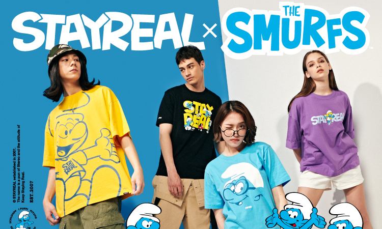 STAYREAL x THE SMURFS 蓝精灵联名系列曝光