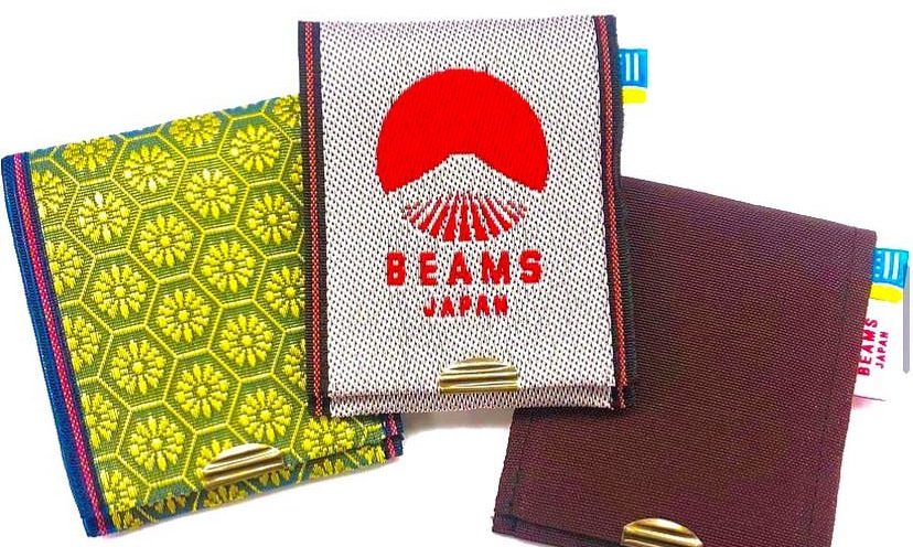 高田织物 x BEAMS JAPAN 联名卡包正式开售