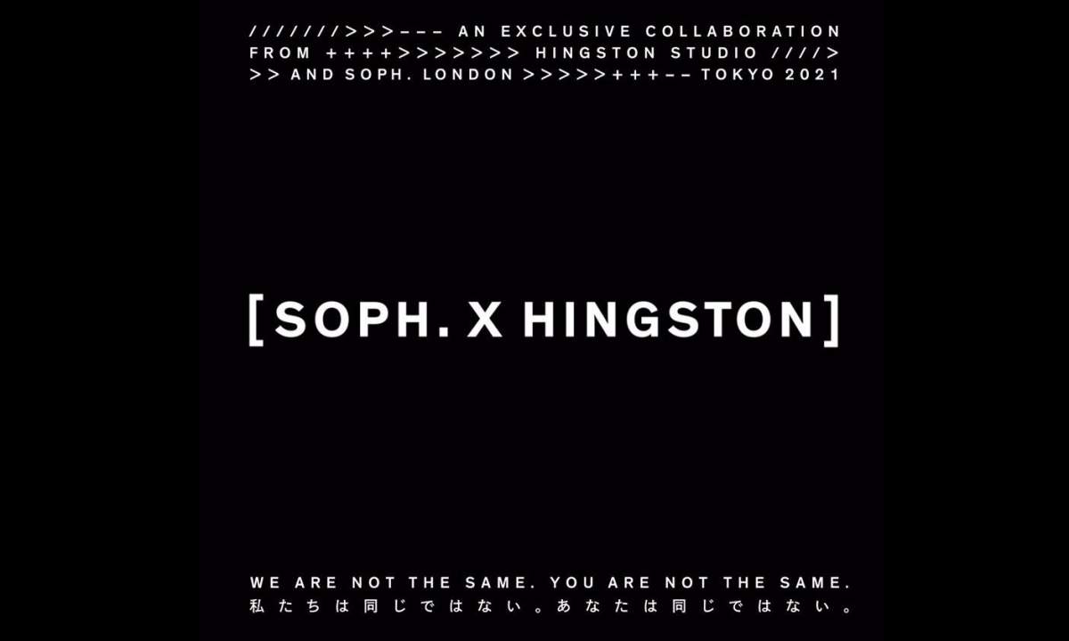 SOPHNET. 发布与 Hingston Studio 全新联乘企划