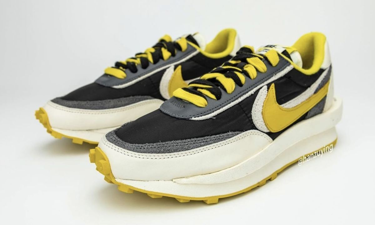 sacai x UNDERCOVER x Nike LDWaffle「Bright Citron」细节图释出