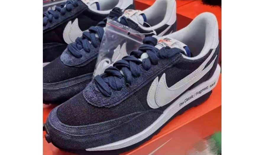 fragment design x sacai x Nike LDWaffle 实物预览