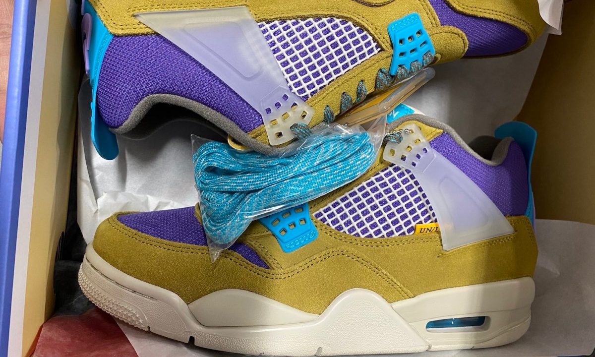 Union x Air Jordan IV「Desert Moss」实物曝光