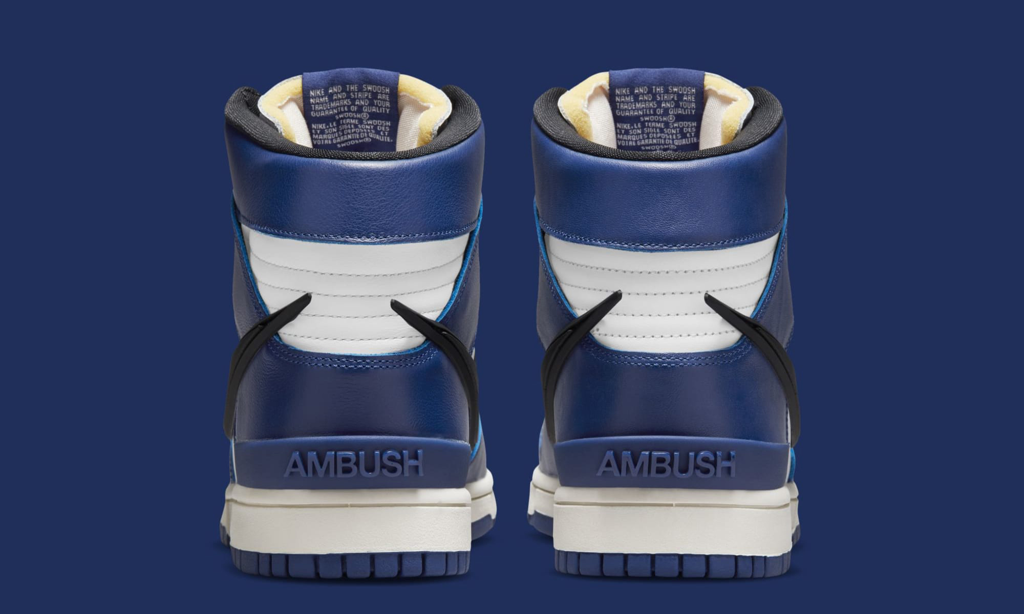 AMBUSH x Nike Dunk High 「Deep Royal Blue」官方细节图释出– NOWRE现客
