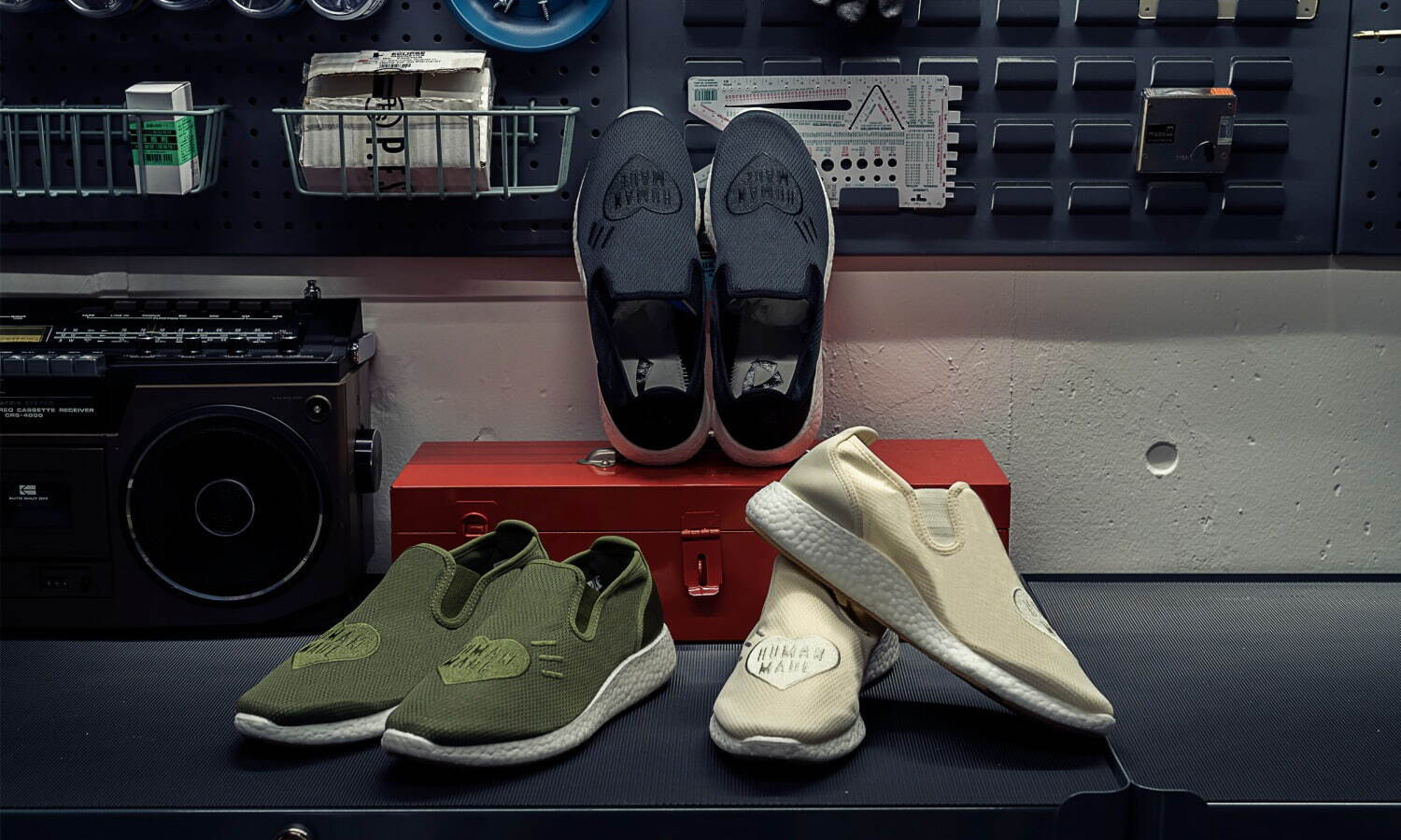 HUMAN MADE 携手 adidas Originals 推出全新 SLIPON PURE HM 鞋款
