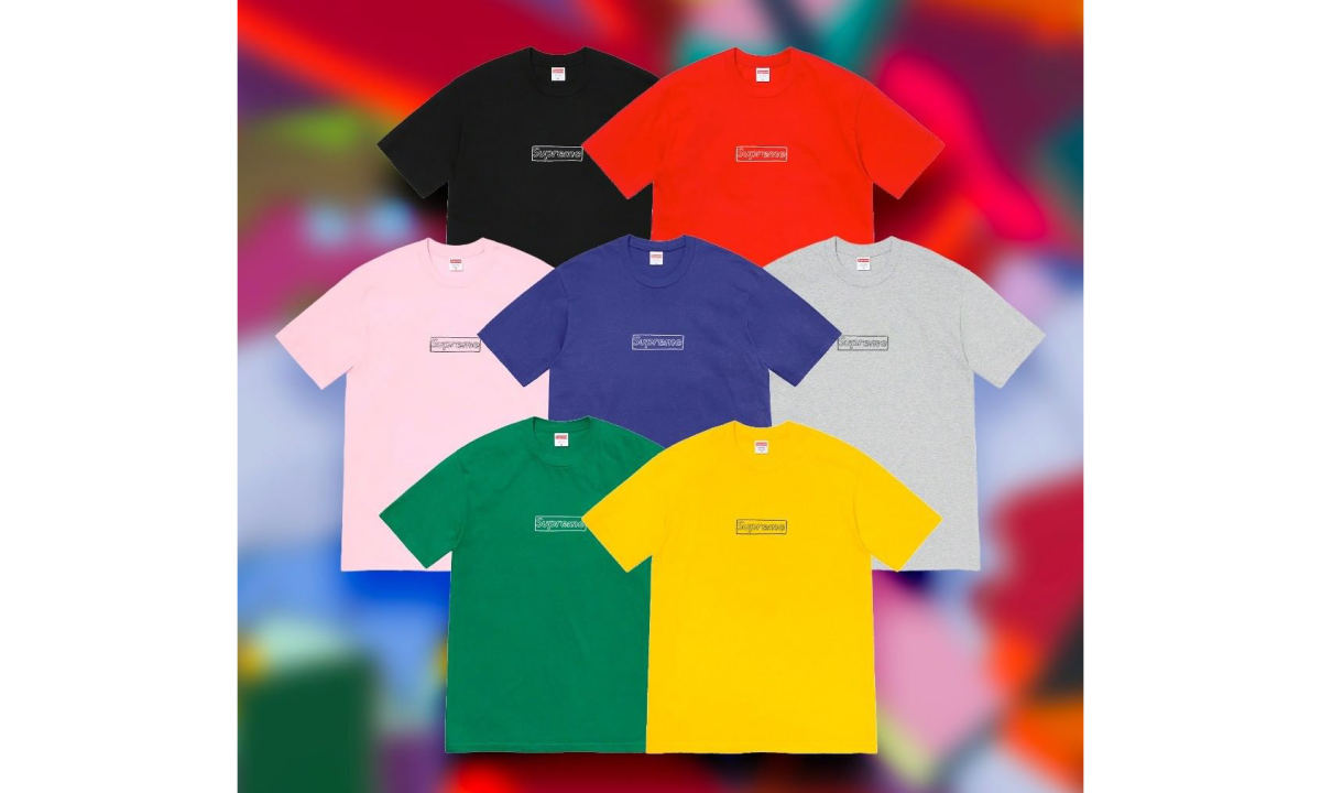 Supreme x KAWS Chalk Logo Tee 本周发售