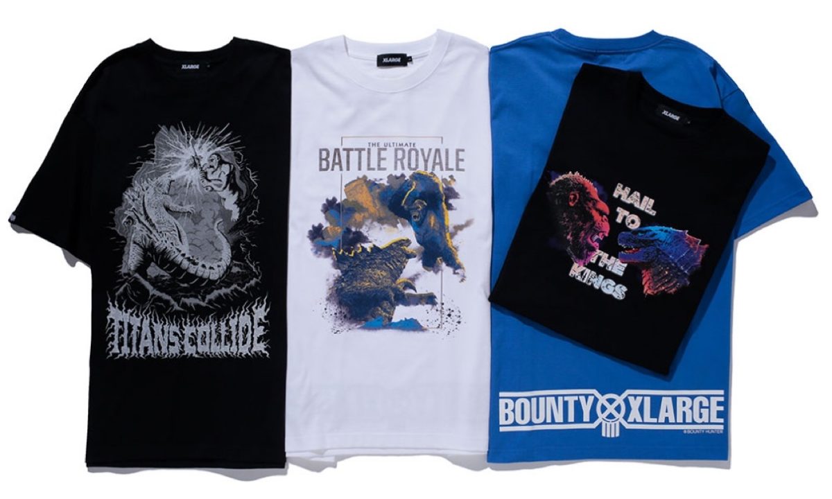 XLARGE x BOUNTY HUNTER x GODZILLA vs. KONG 联乘系列即将发售