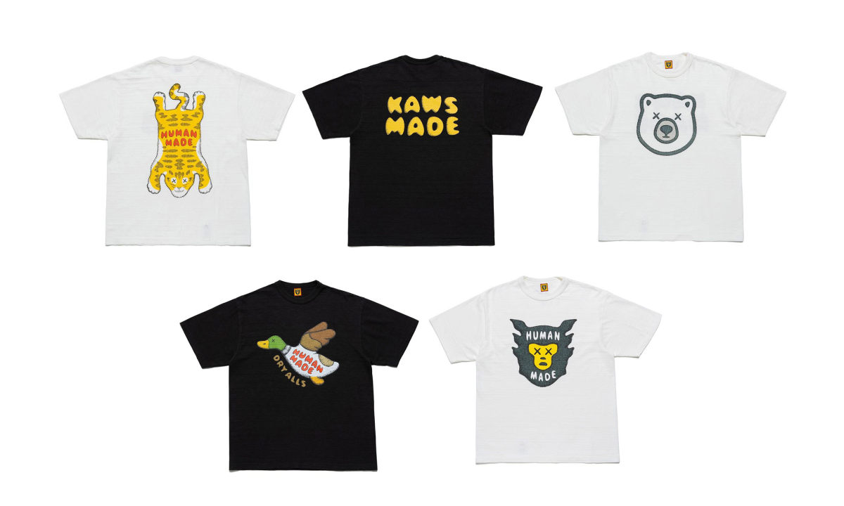 KAWS x HUMAN MADE 联名 Tee 完整一览