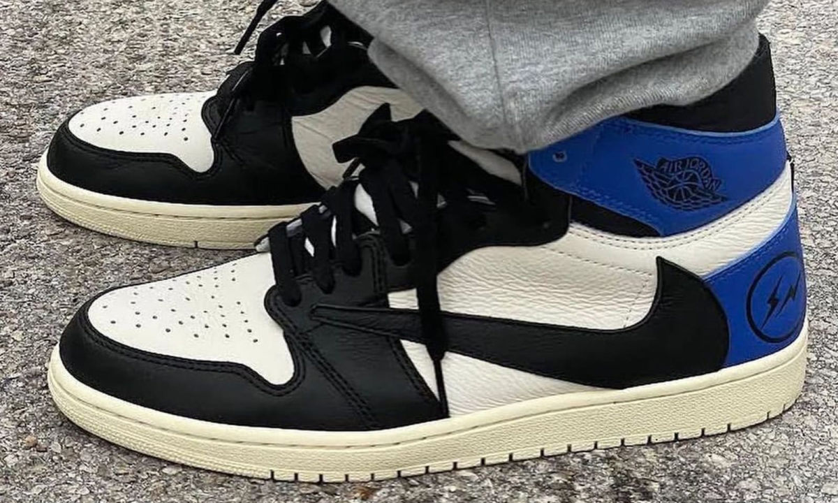 Travis Scott x fragment design x Air Jordan I sample 版本曝光