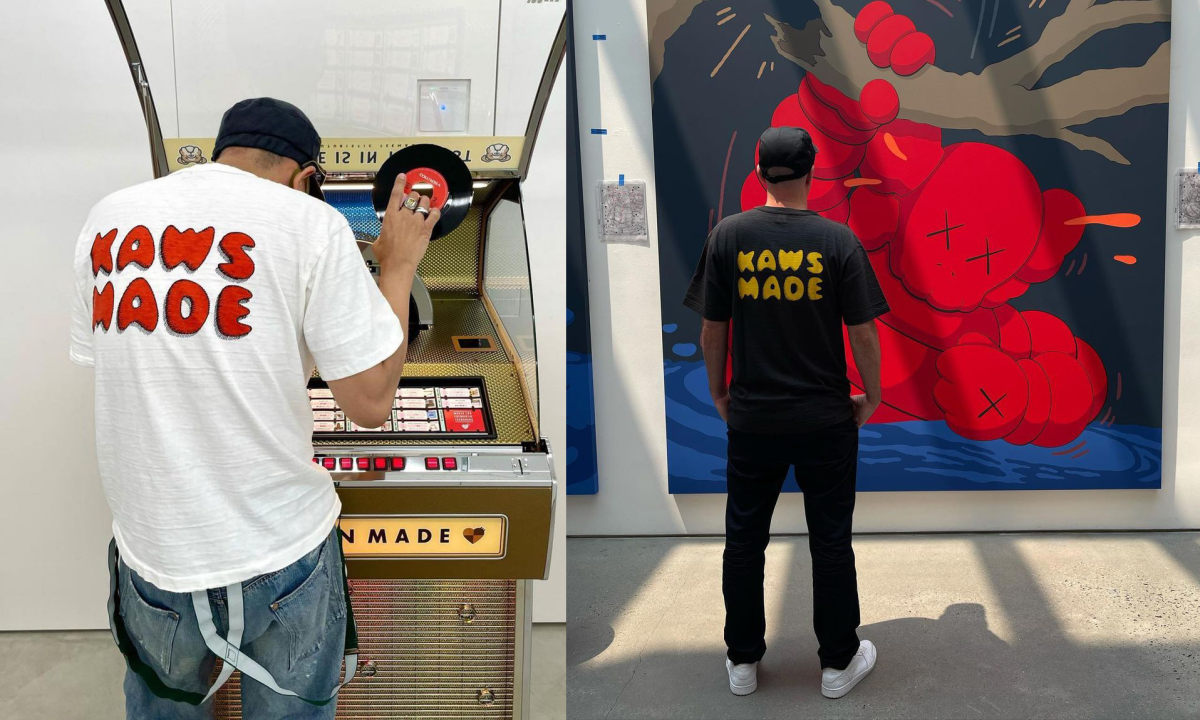 两人齐上身，KAWS x HUMAN MADE 联名 Tee 先览