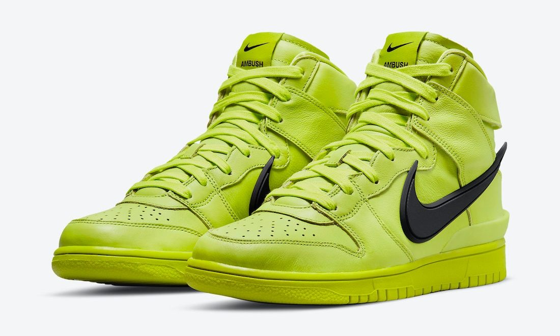 AMBUSH x Nike Dunk High「Flash Lime」发售日期确定