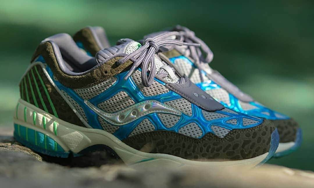 Fresh Rags x Saucony 打造 Grid Web「Manatee」