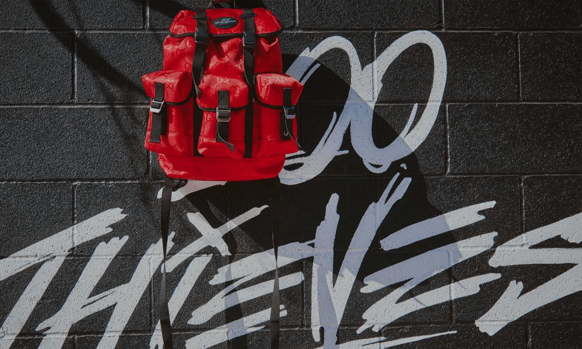 GUCCI x 美国电竞公司 100 Thieves 合作推出售价 2,500 美元背包