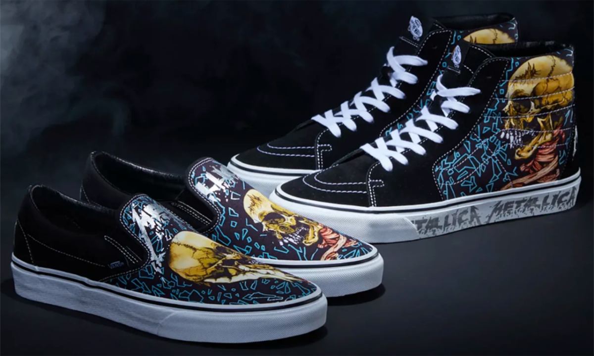Vans 与摇滚乐队 Metallica 联手打造鞋款系列