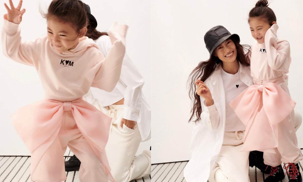 秦舒培与女儿 Alaia 演绎 MO&Co. x KIMHĒKIM 联名系列