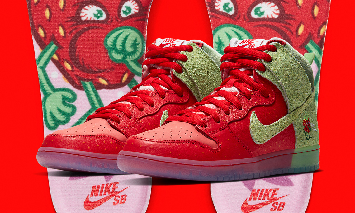Nike SB Dunk High 「Strawberry Cough」官方预览释出