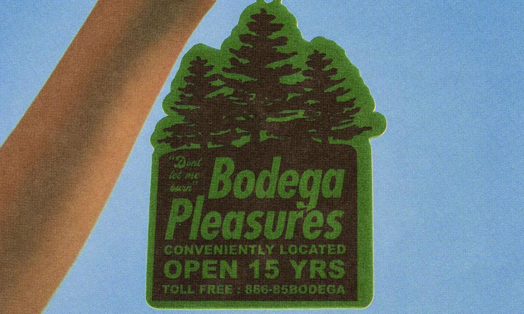 Bodega 携手 PLEASURES 推出三款空气清香片