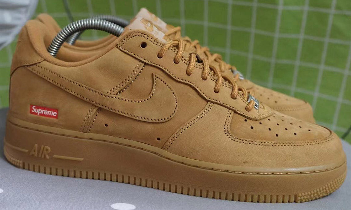 Supreme x Nike Air Force 1「Wheat」配色抢先看