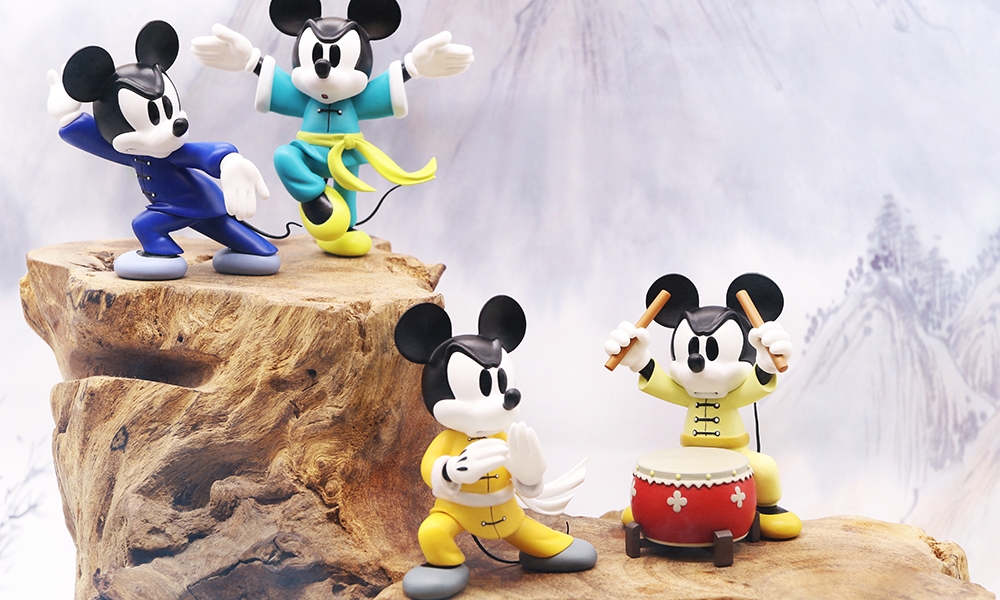 Disney x HEROCROSS 联合发布「武林米笈」功夫米奇盲盒系列