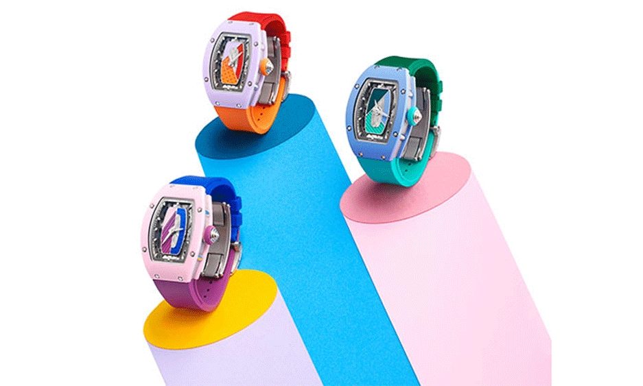 Richard Mille 推出三款彩色陶瓷 RM 07-01 腕表