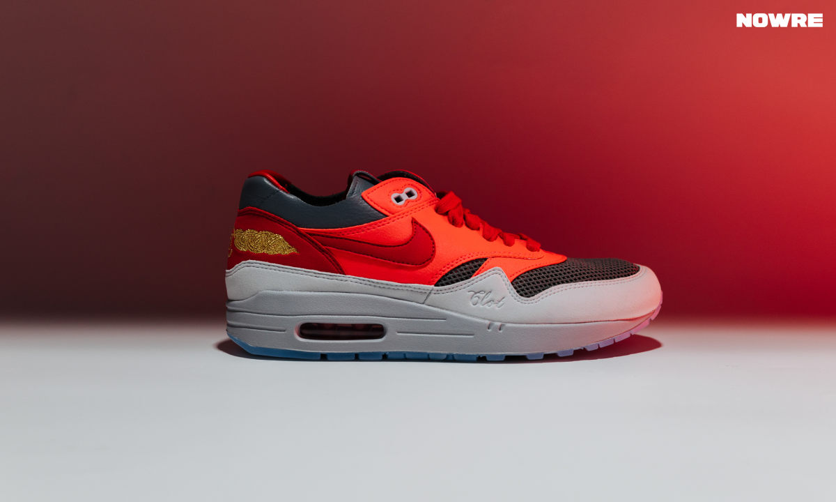 给你做陈冠希亲友的机会，CLOT x Nike Air Max 1「K.O.D.」SOLAR RED 细赏
