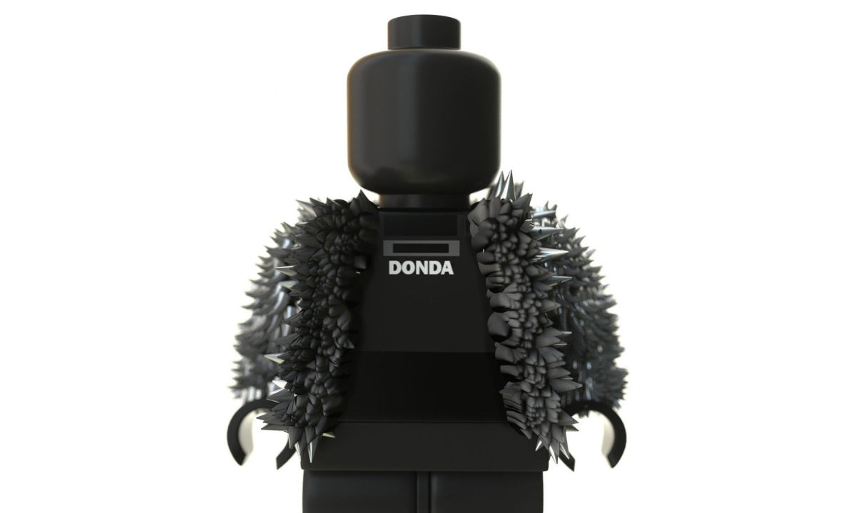 「LEGO 化」Kanye，DAVRIL 打造客制 DONDA 公仔
