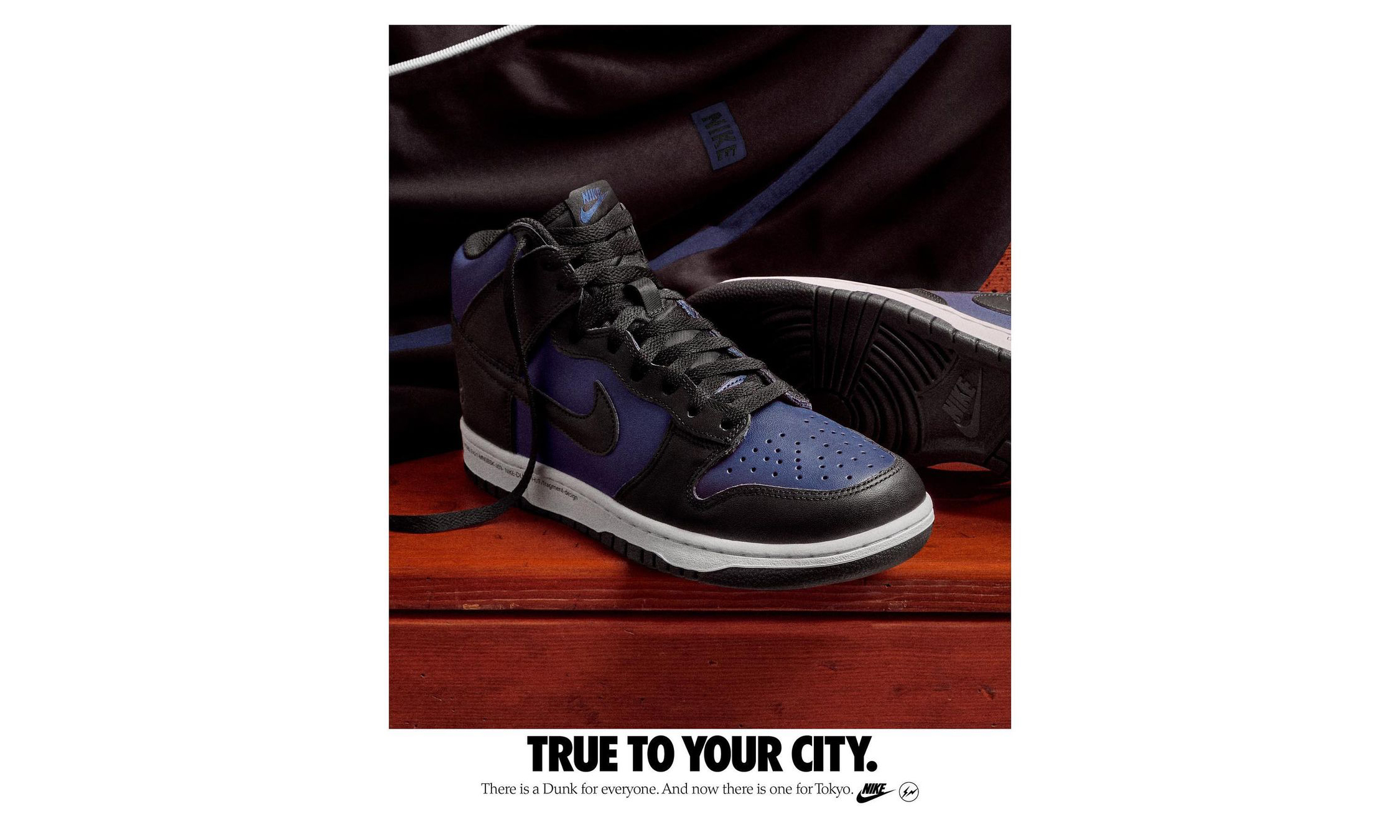 藤原浩预告 fragment design x Nike Dunk High「Tokyo」