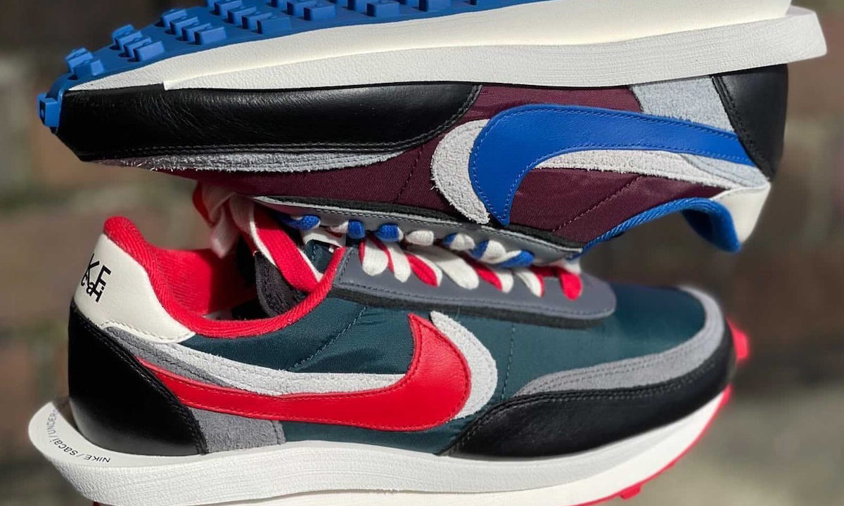 sacai x UNDERCOVER x Nike LDWaffle 鞋款实物图释出