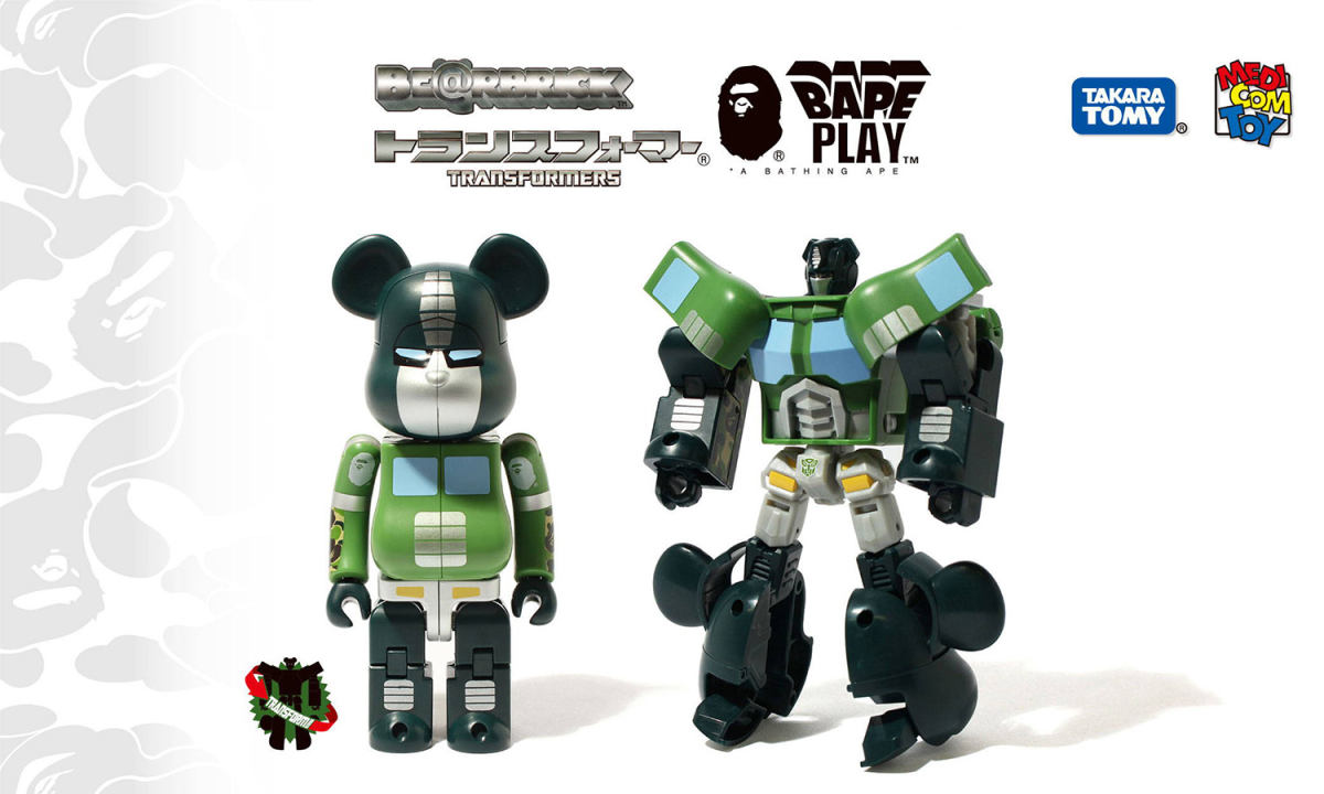 BAPE®︎ 打造变形金刚合作款 BE@RBRICK