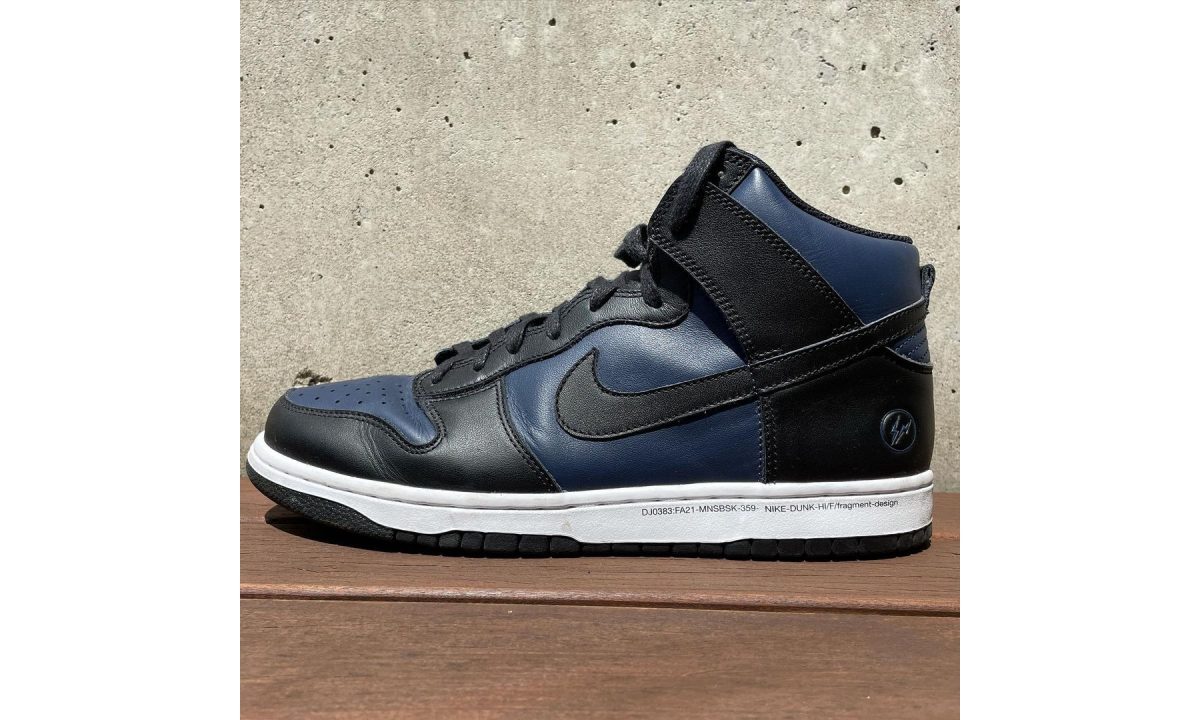 藤原浩亲晒 fragment design x Nike Dunk High 新作